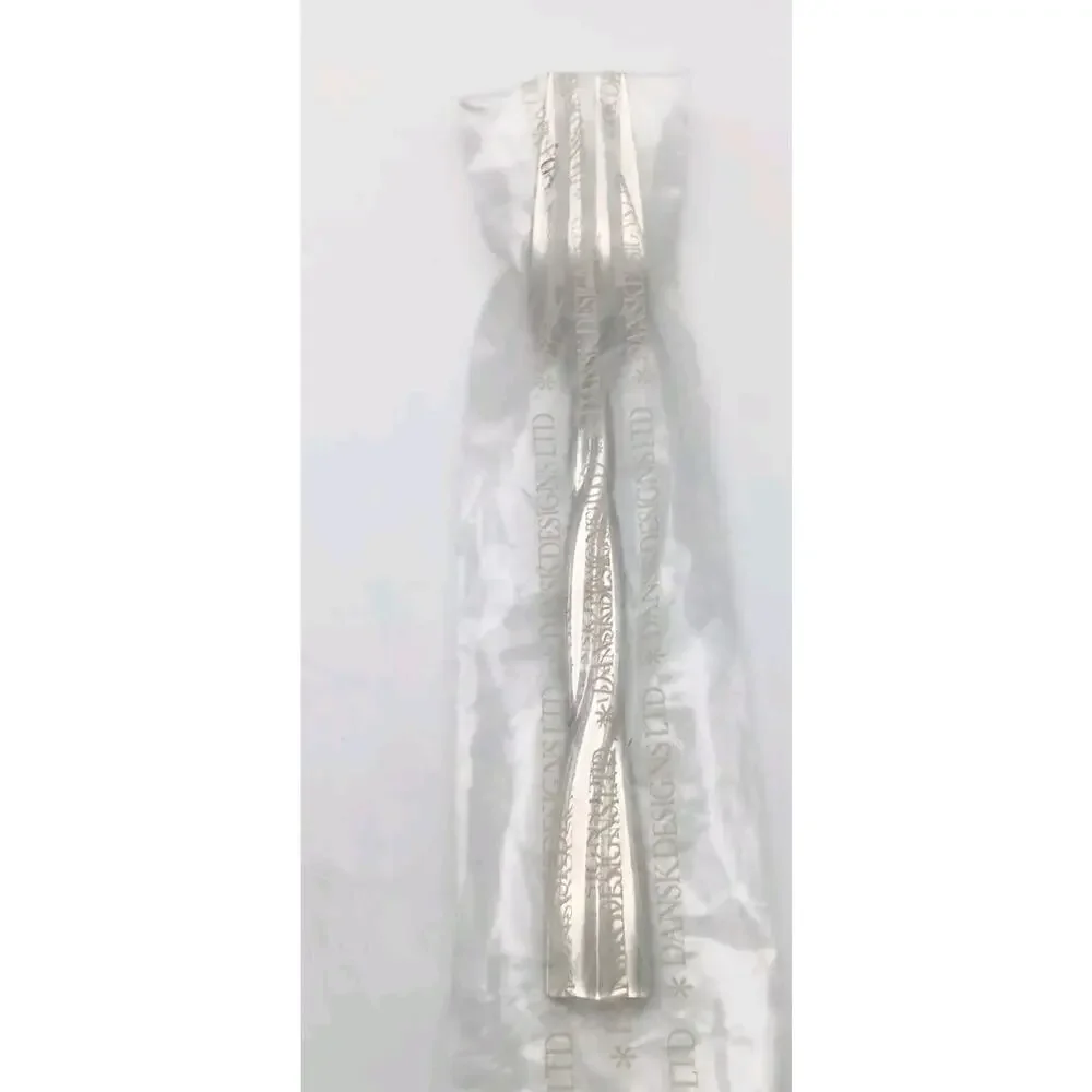 Dansk Aalto Salad Fork 18/10 Stainless Glossy Flatware Vietnam Rare NOS Twist